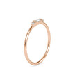0.07Ct Baguette Cut Three Stone Lab-Grown Diamond Gold Ring