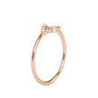 0.15Ct Leaf Motif Lab-Grown Diamond Gold Ring