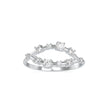 0.25Ct Leaf Style Lab-Grown Diamond Gold Ring