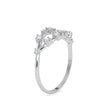 0.25Ct Leaf Style Lab-Grown Diamond Gold Ring