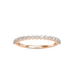 0.26Ct Half Eternity Prong Lab-Grown Diamond Gold Ring
