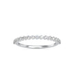 0.26Ct Half Eternity Prong Lab-Grown Diamond Gold Ring