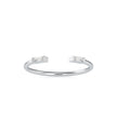 0.06Ct Open Baguette Cut Two Stone Lab-Grown Diamond Gold Ring