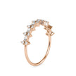 0.29Ct Half Eternity Marquise & Round Lab-Grown Diamond Gold Ring