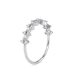 0.29Ct Half Eternity Marquise & Round Lab-Grown Diamond Gold Ring
