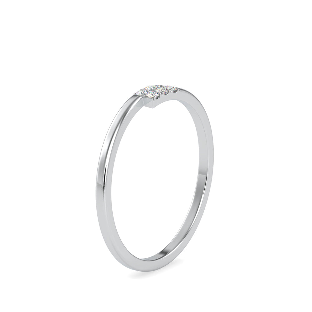 0.06Ct Cluster Lab-Grown Diamond Gold Ring