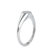 0.10Ct Cluster Signet Shank Lab-Grown Diamond Gold Ring