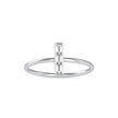 0.13Ct Baguette Cut Three Stone Lab-Grown Diamond Gold Ring