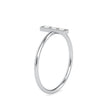 0.13Ct Baguette Cut Three Stone Lab-Grown Diamond Gold Ring