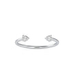 0.08Ct Open Style Round Cut Lab-Grown Diamond Gold Ring