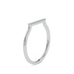 0.04Ct Round Cut Bar Set Lab-Grown Diamond Gold Ring