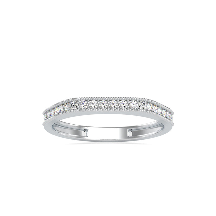 0.16Ct Vintage Inspire Prong Lab-Grown Diamond Gold Ring