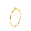 0.06Ct Round Cut Bezel Lab-Grown Diamond Gold Ring