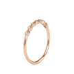 0.05Ct Pear Shaped Bezel Set Lab-Grown Diamond Gold Ring