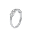 0.45Ct Five Stone Halo Lab-Grown Diamond Gold Ring