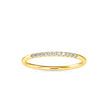 0.07Ct Prong Set Lab-Grown Diamond Gold Ring