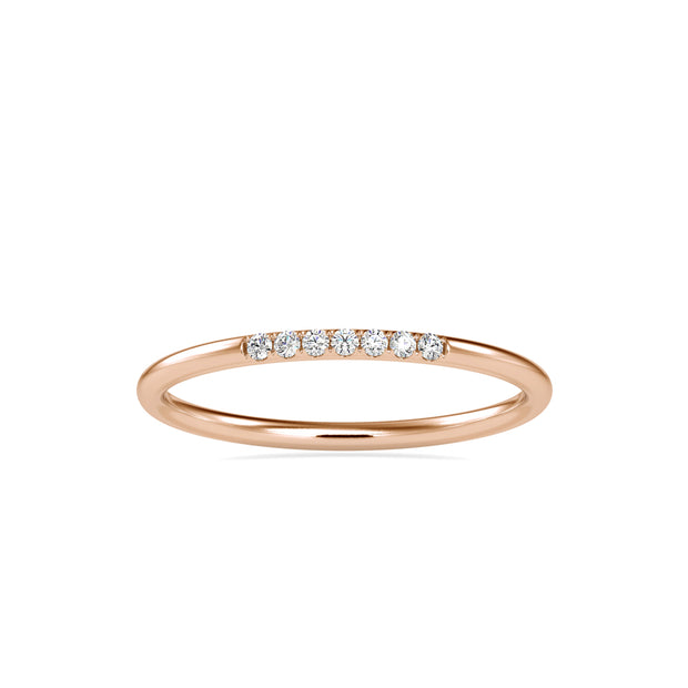 0.05Ct Minimalist Prong Set Lab-Grown Diamond Gold Ring