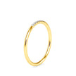 0.05Ct Minimalist Prong Set Lab-Grown Diamond Gold Ring