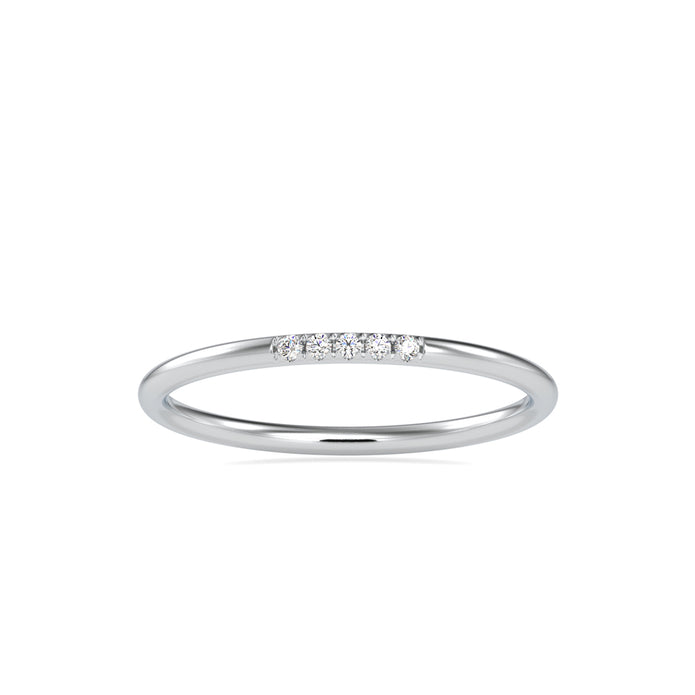 0.03Ct Minimalist Lab-Grown Diamond Gold Ring
