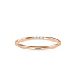 0.02Ct Three Stone Eternity Lab-Grown Diamond Gold Ring
