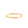 0.01Ct Flush Set Solitaire Lab-Grown Diamond Gold Ring