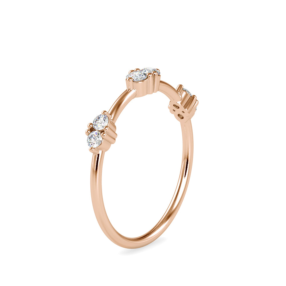0.24Ct Prong Set Lab-Grown Diamond Gold Ring