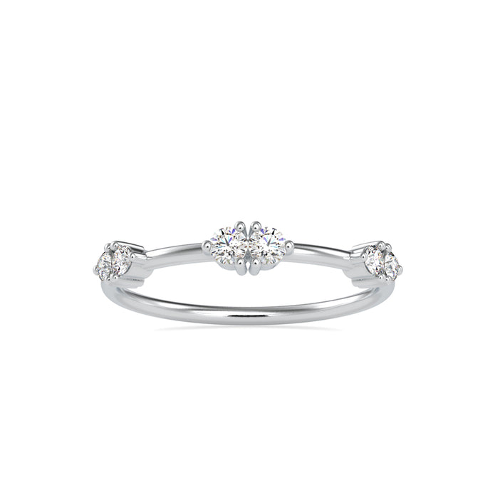 0.24Ct Prong Set Lab-Grown Diamond Gold Ring