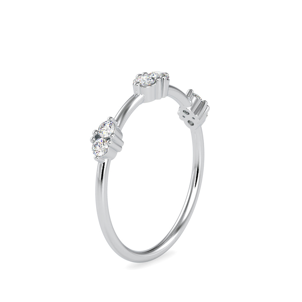 0.24Ct Prong Set Lab-Grown Diamond Gold Ring