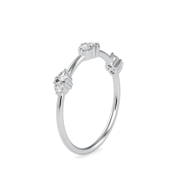 0.24Ct Prong Set Lab-Grown Diamond Gold Ring