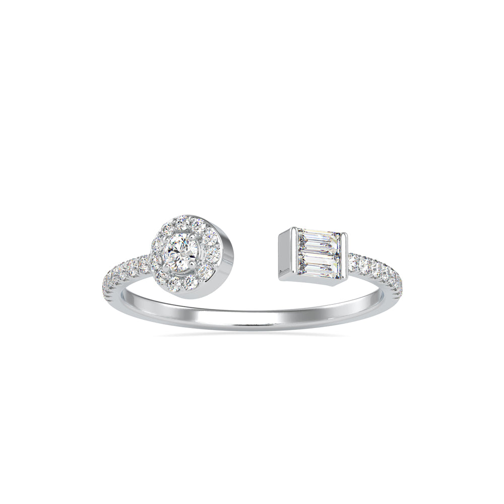 0.24Ct Toi Et Moi Open Style Lab-Grown Diamond Gold Ring