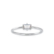 0.31Ct Baguette Solitaire Lab-Grown Diamond Gold Ring
