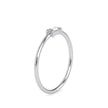 0.11Ct Baguette Prong Set Lab-Grown Diamond Gold Ring