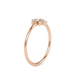 0.12Ct Baguette Bar Set Lab-Grown Diamond Gold Ring