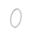 0.04Ct Twisted Round Pave Lab-Grown Diamond Gold Ring