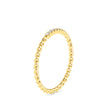 0.04Ct Twisted Round Pave Lab-Grown Diamond Gold Ring