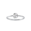 0.16Ct Floral Cluster Look Lab-Grown Diamond Gold Ring