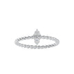 0.06Ct Twisted Round Prong Lab-Grown Diamond Gold Ring