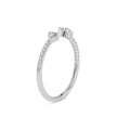 0.29Ct Open Style Two Stone Lab-Grown Diamond Gold Ring
