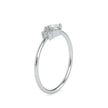 0.37Ct Pear Shape Prong Set Lab-Grown Diamond Gold Ring