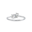 0.32Ct Round Prong With Cluster Lab-Grown Diamond Gold Ring