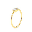 0.32Ct Round Prong With Cluster Lab-Grown Diamond Gold Ring