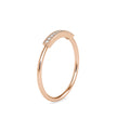 0.05Ct Pave Half Eternity Lab-Grown Diamond Gold Ring