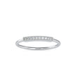 0.05Ct Pave Half Eternity Lab-Grown Diamond Gold Ring