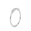 0.05Ct Pave Half Eternity Lab-Grown Diamond Gold Ring