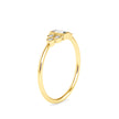 0.17Ct Baguette Bezel Set Lab-Grown Diamond Gold Ring