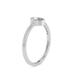 0.43Ct Pear Shape Bezel Set Lab-Grown Diamond Gold Ring