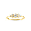 0.18Ct Round Bezel Set Lab-Grown Diamond Gold Ring