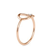 0.04Ct Round Prong Set Lab-Grown Diamond Gold Ring