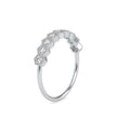 0.27Ct Vintage Half Eternity Lab-Grown Diamond Gold Ring