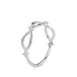 0.05Ct Infinity Prong Set Lab-Grown Diamond Gold Ring